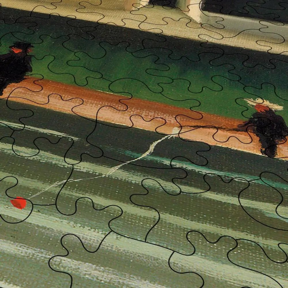 Landscape and Four Fisherman Puzzle - PuzzlesPrint