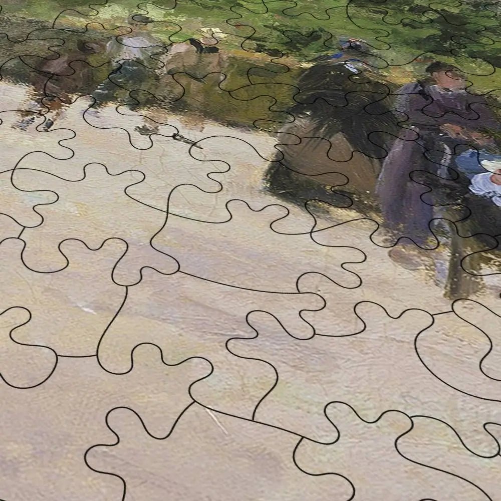 The Public Garden at Pontoise Puzzle - PuzzlesPrint