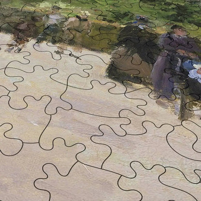 The Public Garden at Pontoise Puzzle - PuzzlesPrint