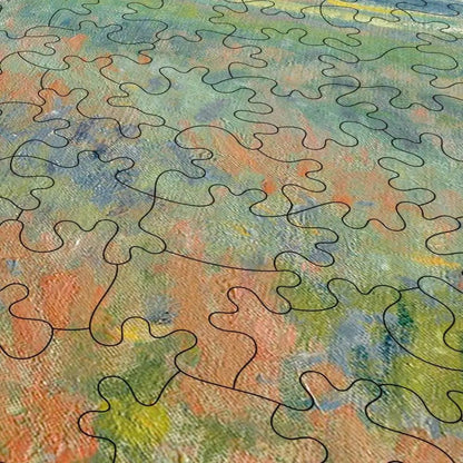 Poppy Fields near Argenteuil Puzzle - PuzzlesPrint
