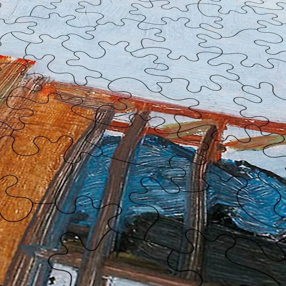 Terrace and Observation Deck at the Moulin de Blute - Fin, Montmartre Puzzle - PuzzlesPrint