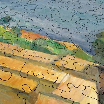 The Gulf of Marseilles Seen from L'Estaque Puzzle - PuzzlesPrint