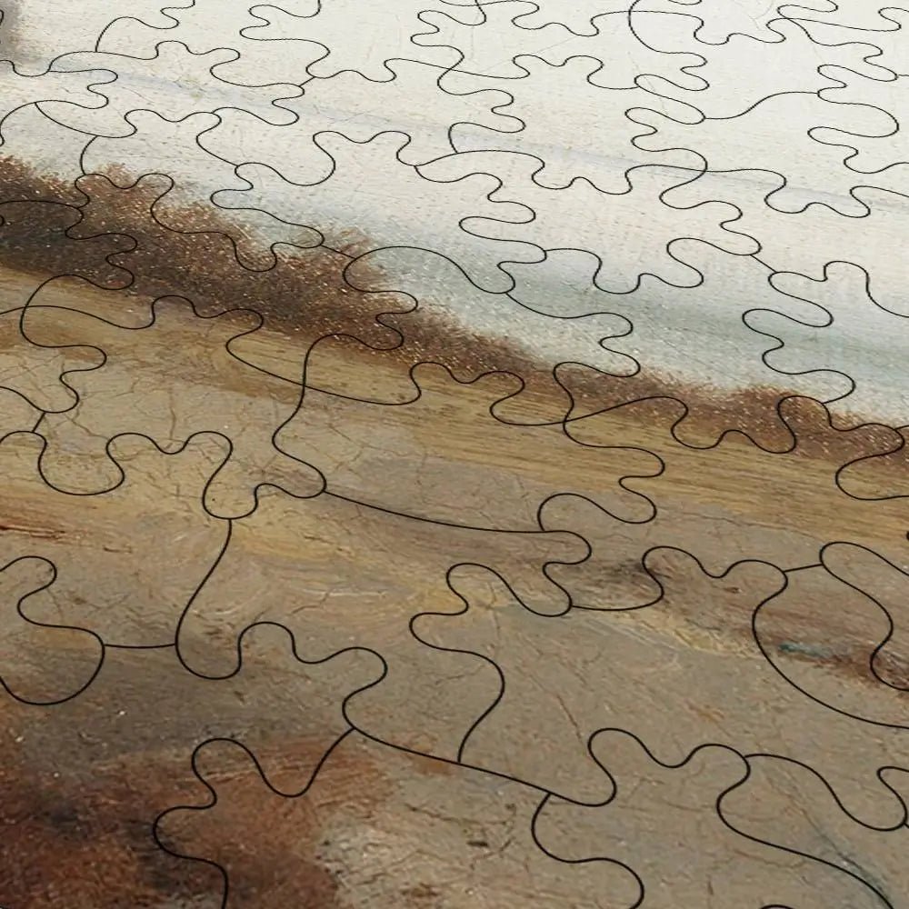 Two Women Chatting by the Sea, St. Thomas Puzzle - PuzzlesPrint