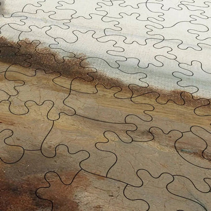 Two Women Chatting by the Sea, St. Thomas Puzzle - PuzzlesPrint
