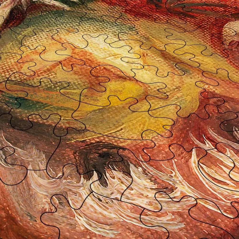 Flowers in a Green Vase Puzzle - PuzzlesPrint