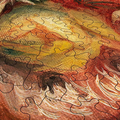 Flowers in a Green Vase Puzzle - PuzzlesPrint