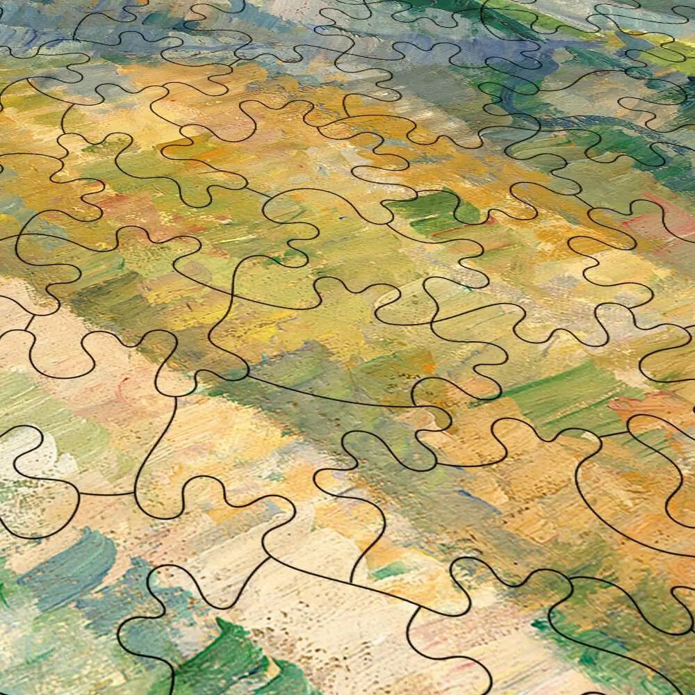 Houses in Provence,The Riaux Valley near L'Estaque Puzzle - PuzzlesPrint