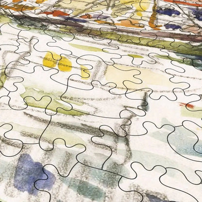 Le Pouliguen, Fishing Boats Puzzle - PuzzlesPrint