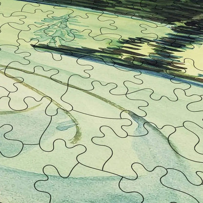 Mountain Lake Puzzle - PuzzlesPrint