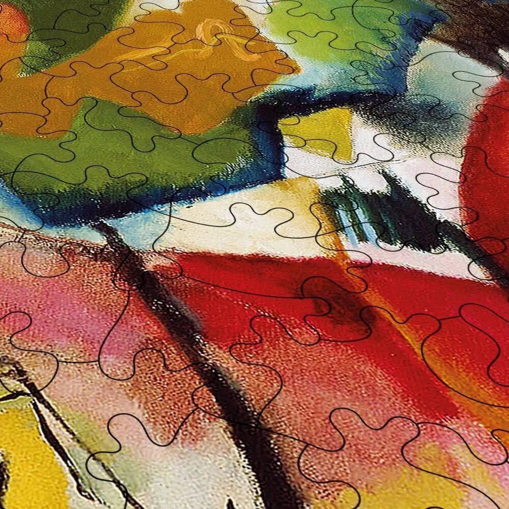 Painting with Green Center Puzzle - PuzzlesPrint