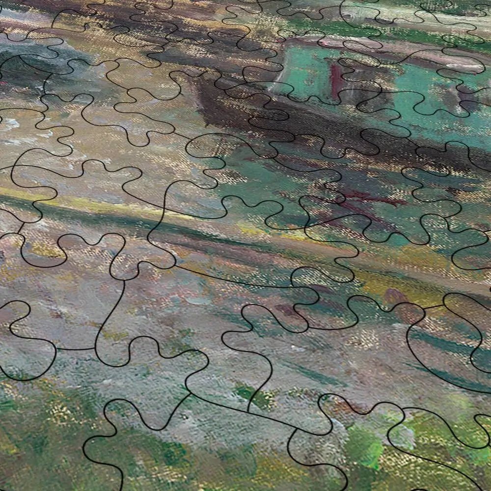 Bridge at Argenteuil on a Gray Day Puzzle - PuzzlesPrint