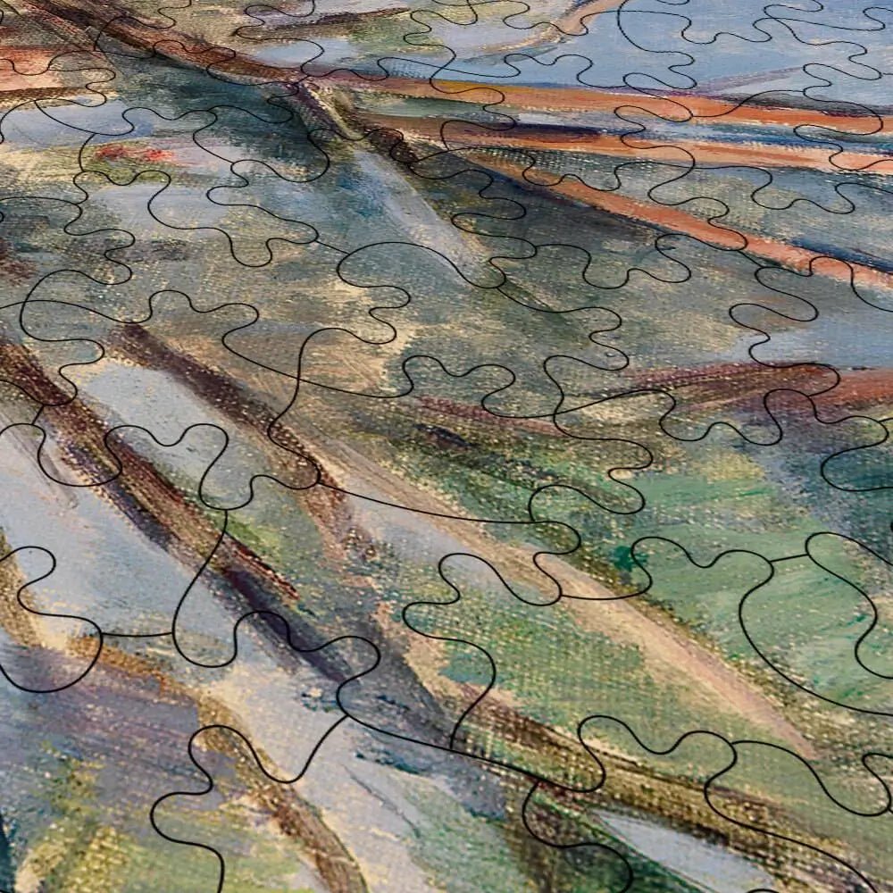 Trees and Road Puzzle - PuzzlesPrint