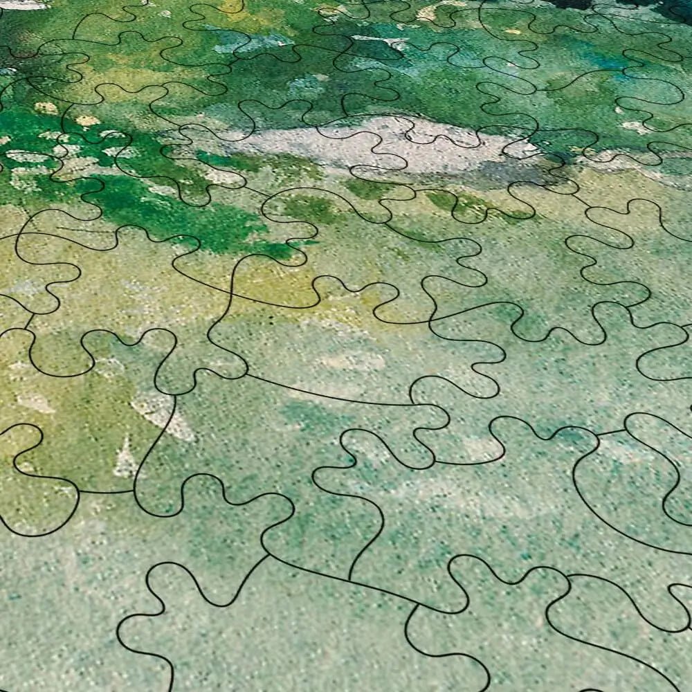 North Woods Club, Adirondacks (The Interrupted Tete - a - Tete) Puzzle - PuzzlesPrint