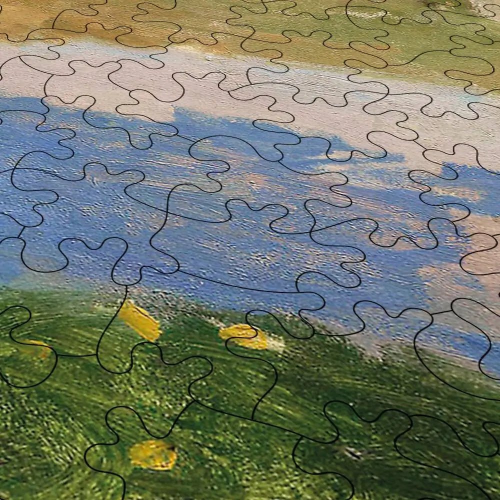 On the Bank of the Seine, Bennecourt Puzzle - PuzzlesPrint