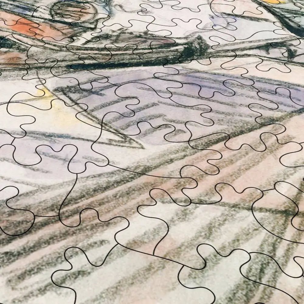 Tugboat at the Pont Neuf, Paris Puzzle - PuzzlesPrint