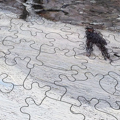 Snow at Louveciennes Puzzle - PuzzlesPrint