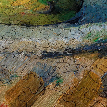 Plate of Fruit on a Chair Puzzle - PuzzlesPrint