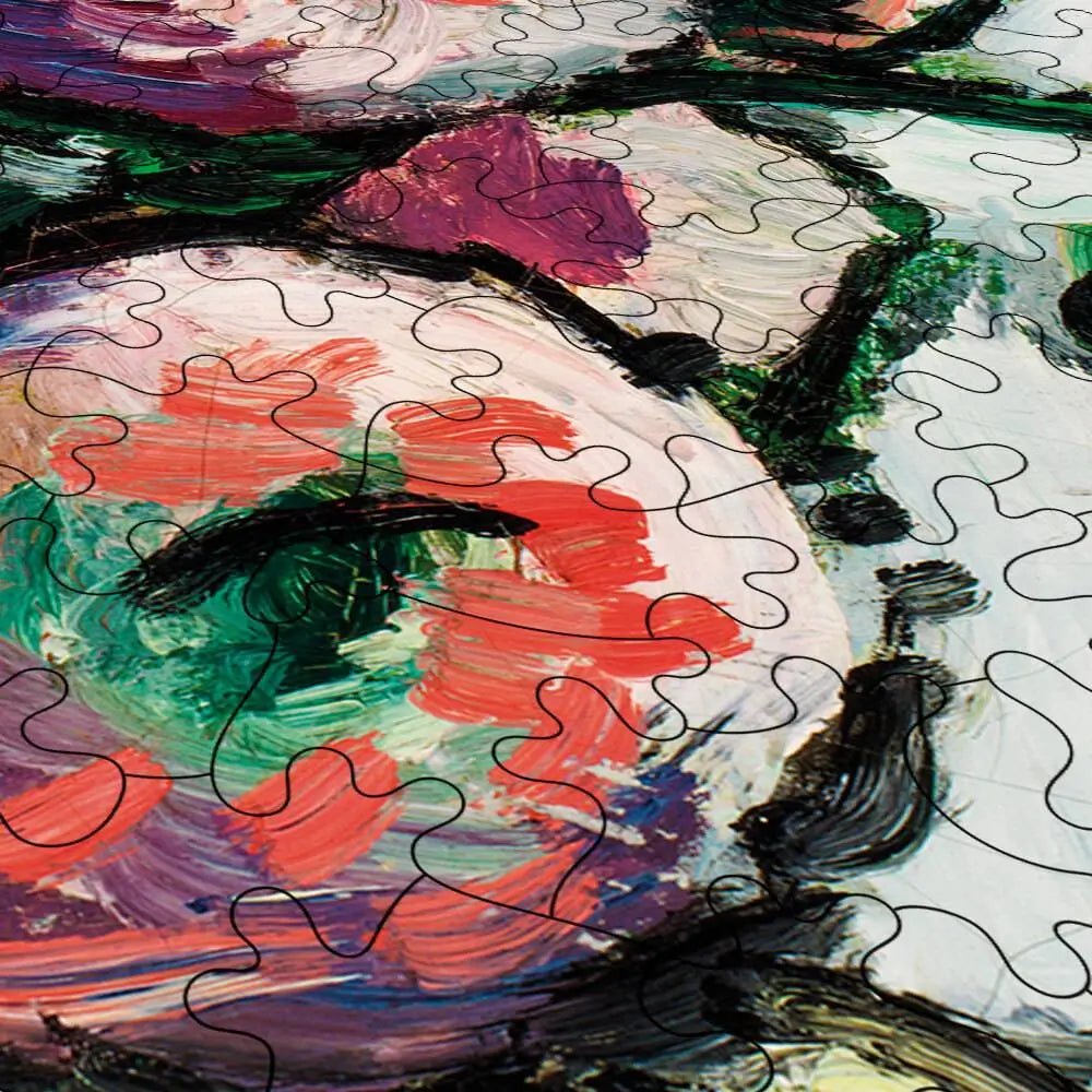 Zinnias Puzzle - PuzzlesPrint