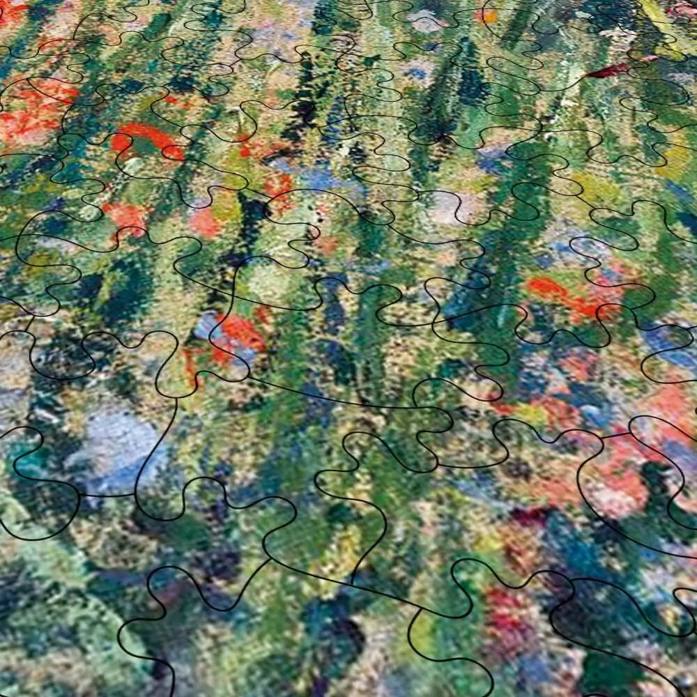 Rounded Flower Bed Puzzle - PuzzlesPrint