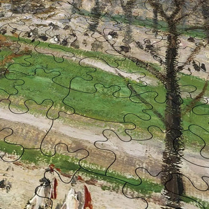 The Garden of the Tuileries on a Winter Afternoon Puzzle - PuzzlesPrint