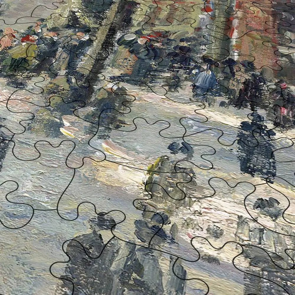 Boulevard des Italiens, Morning, Sunlight Puzzle - PuzzlesPrint