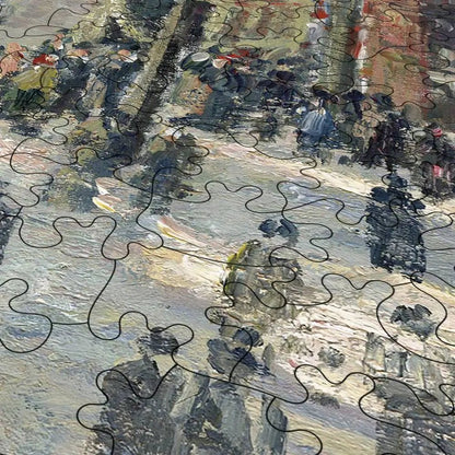 Boulevard des Italiens, Morning, Sunlight Puzzle - PuzzlesPrint