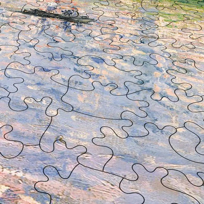 Vétheuil in Summer Puzzle - PuzzlesPrint