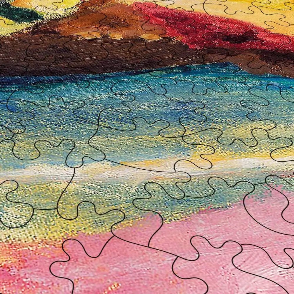 Landscape with Two Poplars Puzzle - PuzzlesPrint