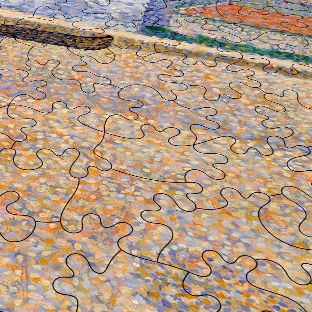 The Town Beach, Collioure, Opus 165 Puzzle - PuzzlesPrint