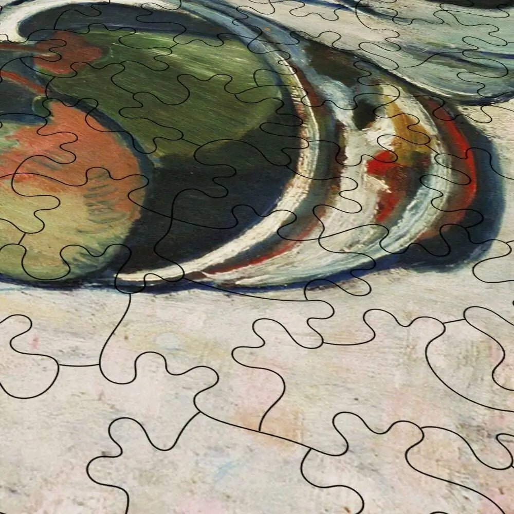 Still Life with Three Puppies Puzzle - PuzzlesPrint