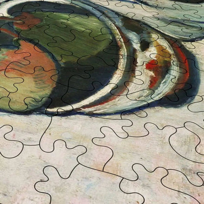 Still Life with Three Puppies Puzzle - PuzzlesPrint