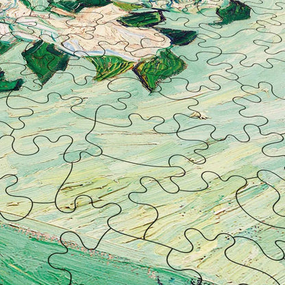 Vase with Pink Roses Puzzle - PuzzlesPrint