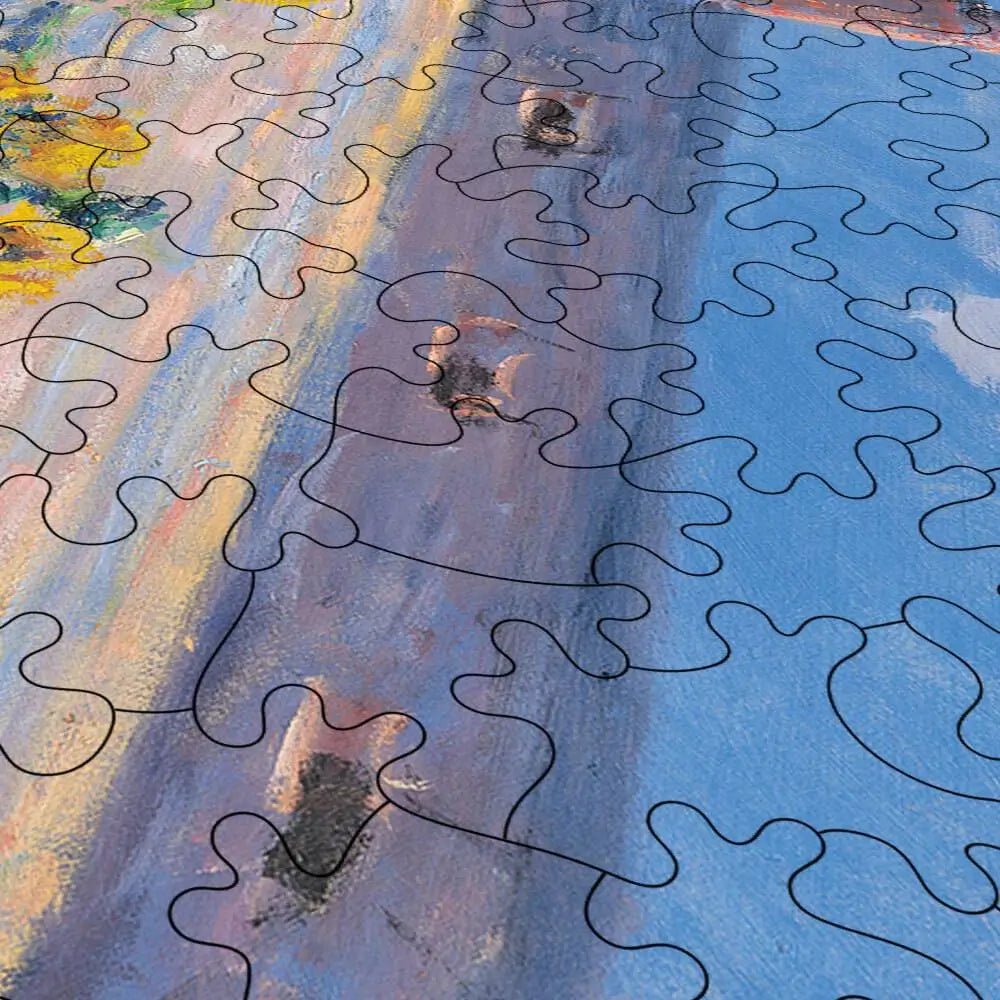 The Artist's Garden at Vétheuil Puzzle - PuzzlesPrint