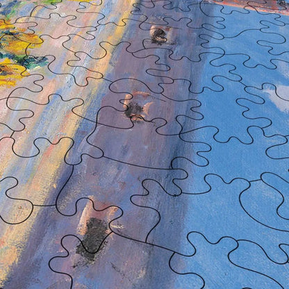 The Artist's Garden at Vétheuil Puzzle - PuzzlesPrint