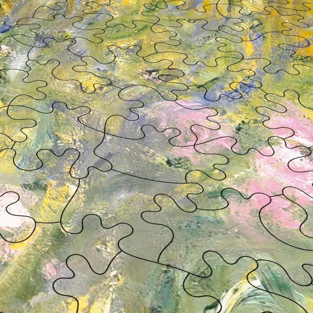 The Path through the Irises Puzzle - PuzzlesPrint