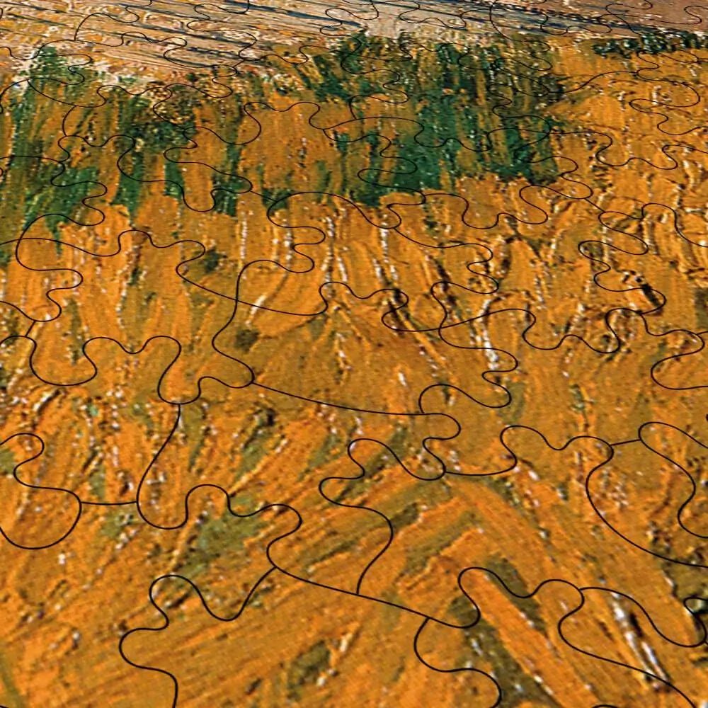 Langlois Bridge at Arles Puzzle - PuzzlesPrint