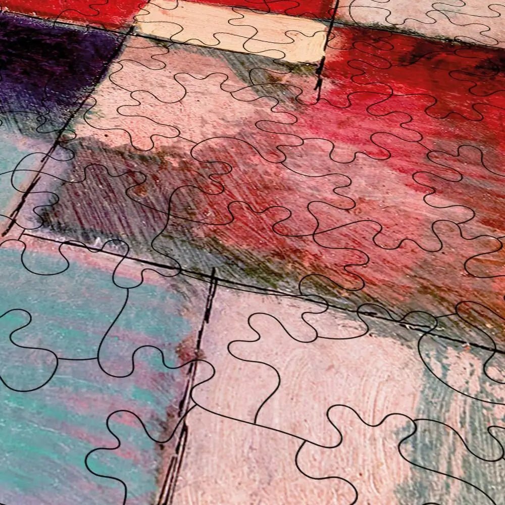 Redgreen and Violet - Yellow Rhythms Puzzle - PuzzlesPrint