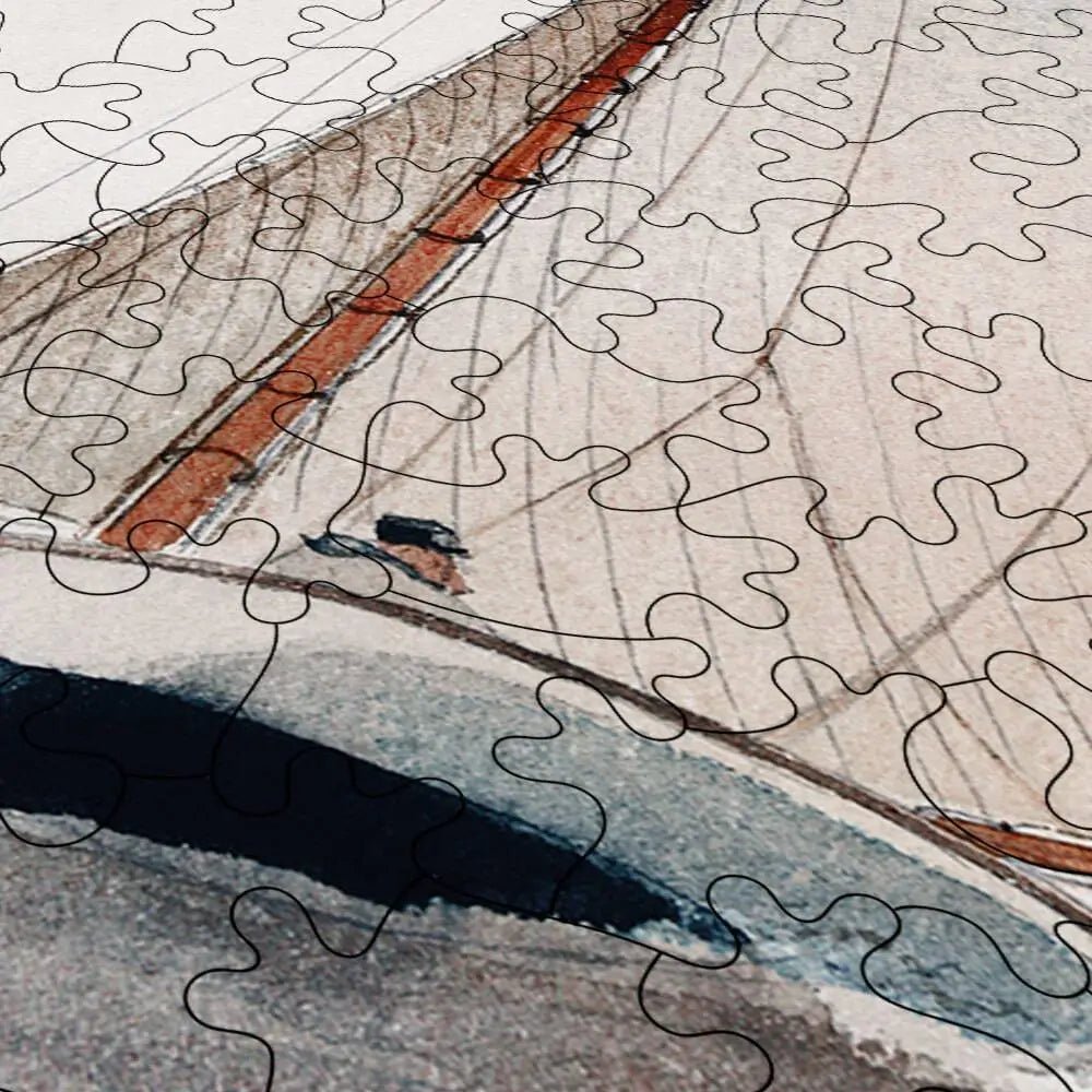 Sailing off Gloucester Puzzle - PuzzlesPrint