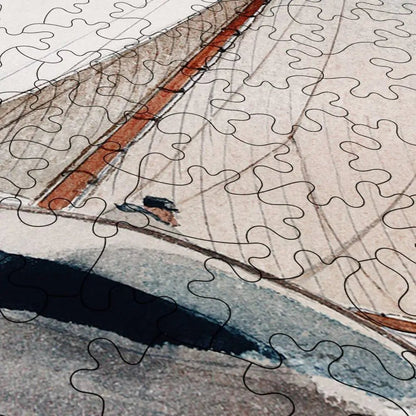 Sailing off Gloucester Puzzle - PuzzlesPrint