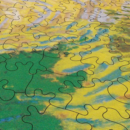 Avenue near Arles with Houses Puzzle - PuzzlesPrint