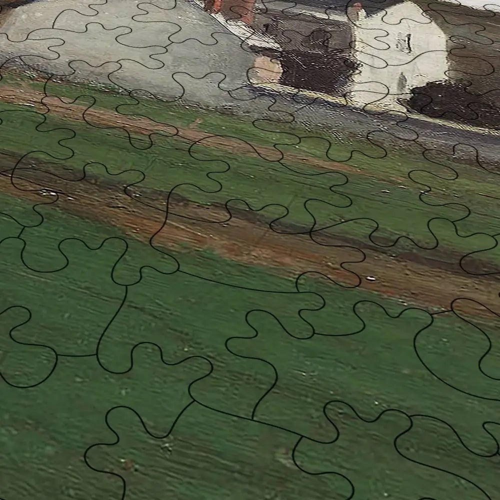 The Banks of the Marne in Winter Puzzle - PuzzlesPrint