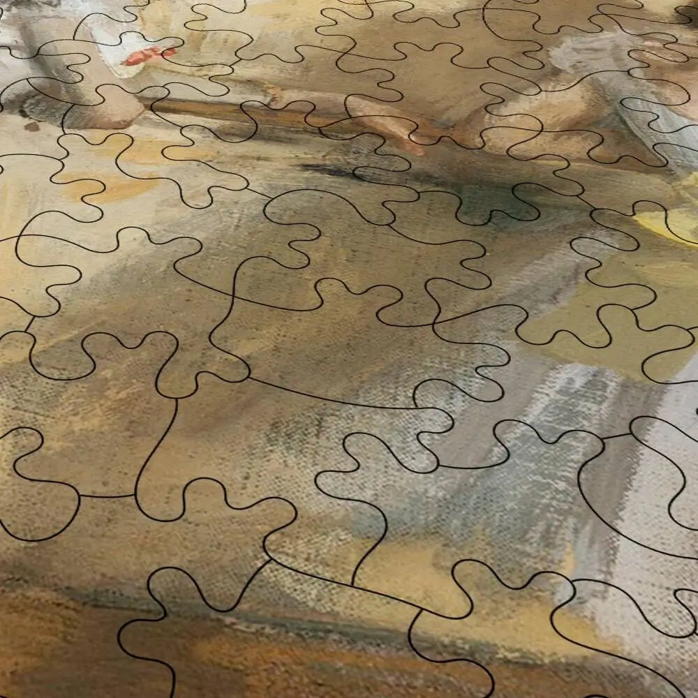 Dancers Practicing at the Barre Puzzle - PuzzlesPrint