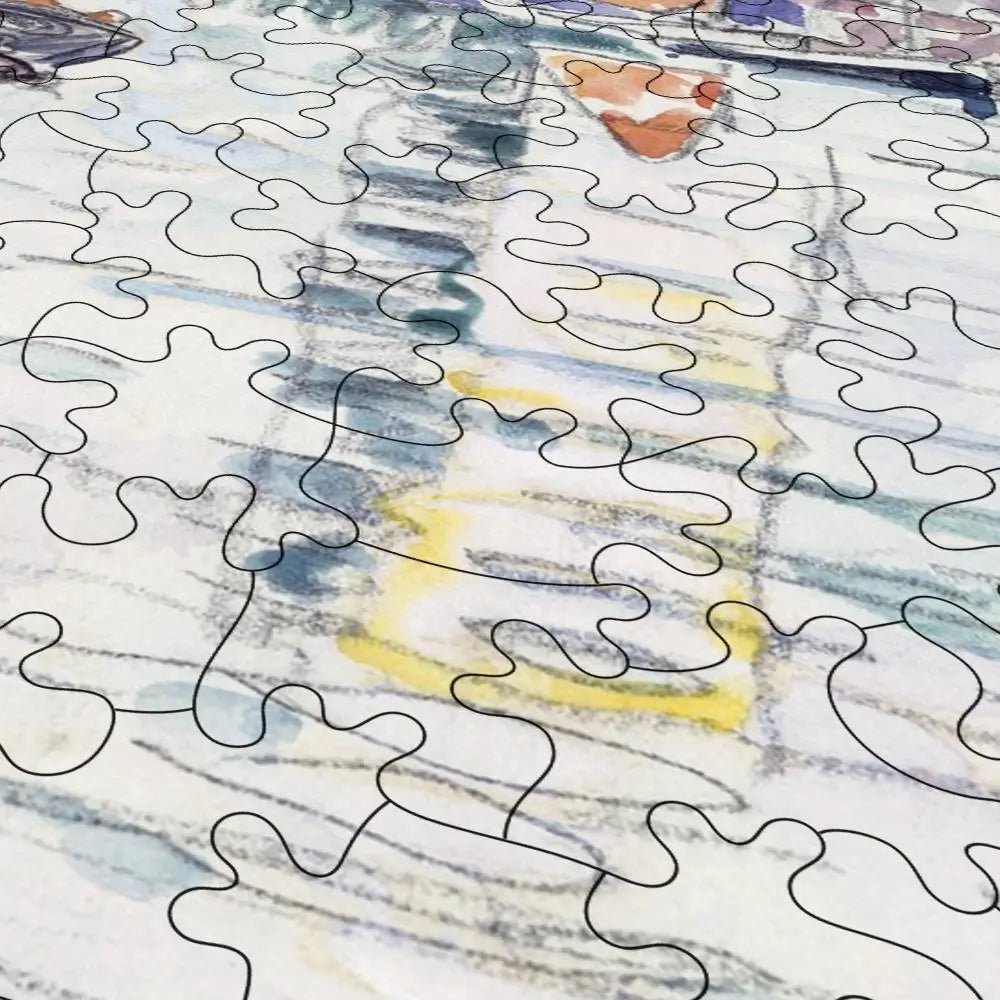 Entrance to the Harbor of La Rochelle Puzzle - PuzzlesPrint