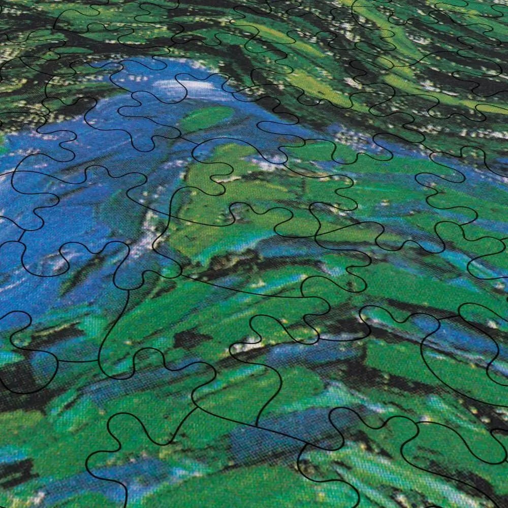 Doctor Gachet's Garden in Auvers Puzzle - PuzzlesPrint