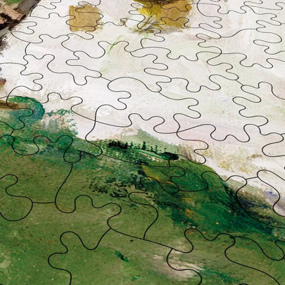 A Village Road near Auvers Puzzle - PuzzlesPrint