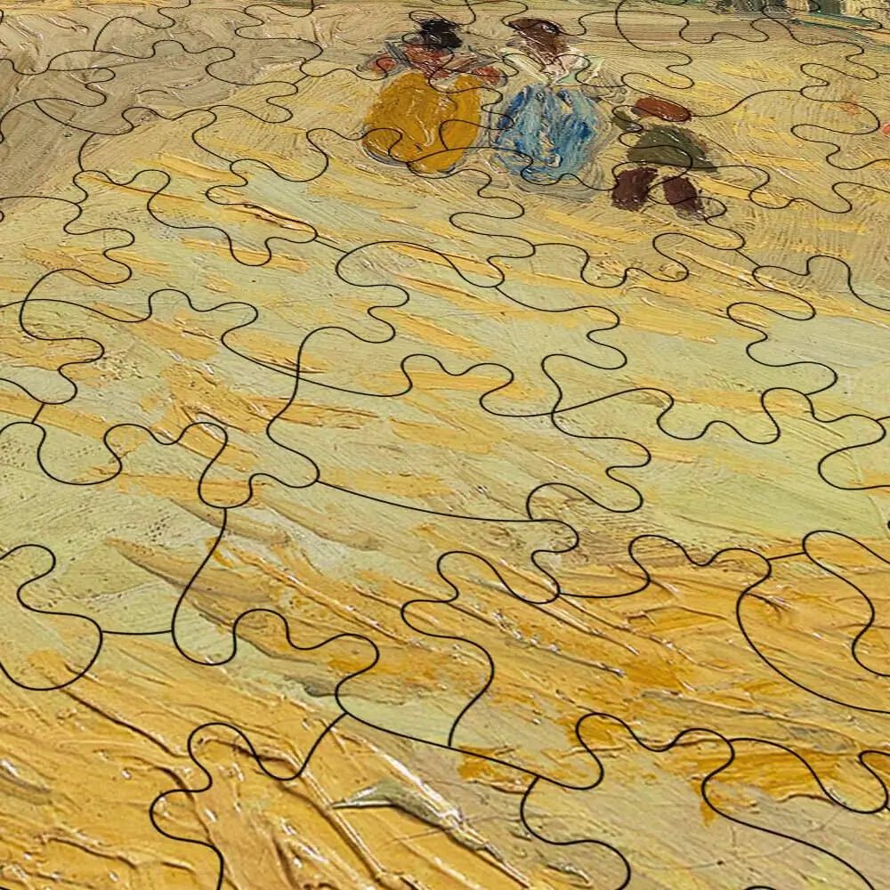 The Yellow House Puzzle - PuzzlesPrint