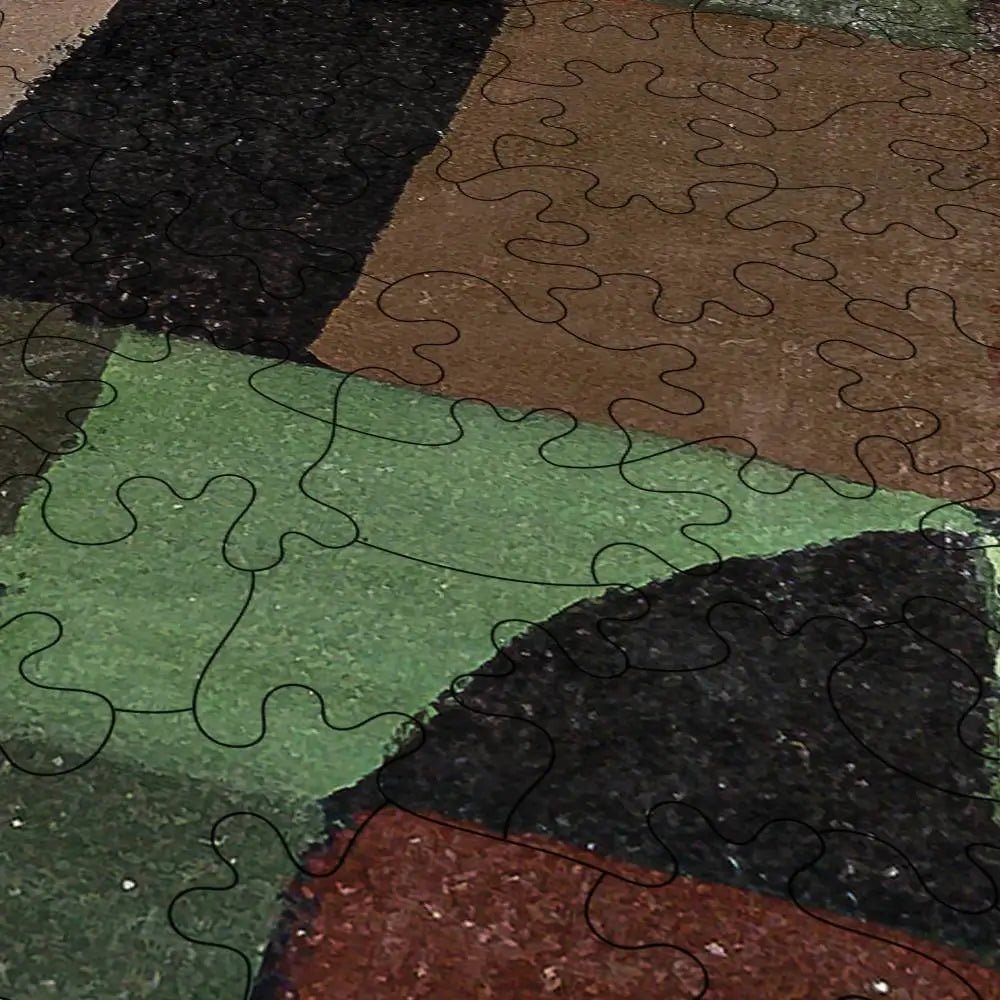 Red Green Architecture Puzzle - PuzzlesPrint