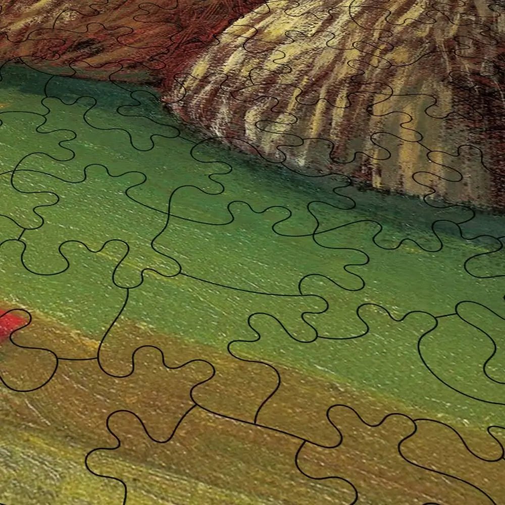 Scene in Bagneux on the Outskirts of Paris Puzzle - PuzzlesPrint