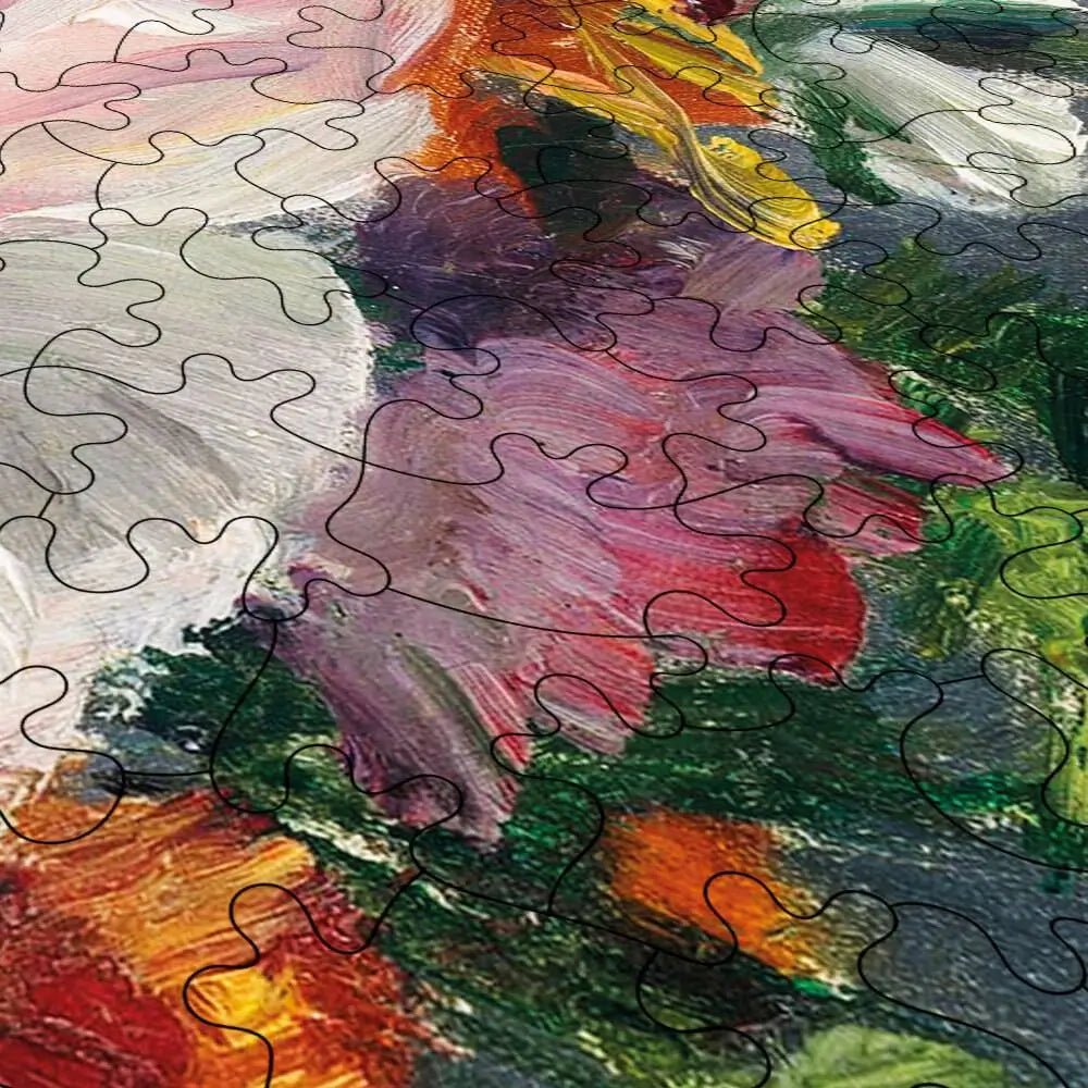 Flowers in a Crystal Vase Puzzle - PuzzlesPrint