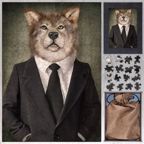 Wolf Puzzle - PuzzlesPrint